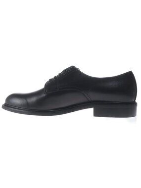 Loewe Plain Toe Leather Shoes Black